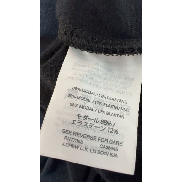 J. Crew‎ black wrap body suit size Large - Picture 7 of 8